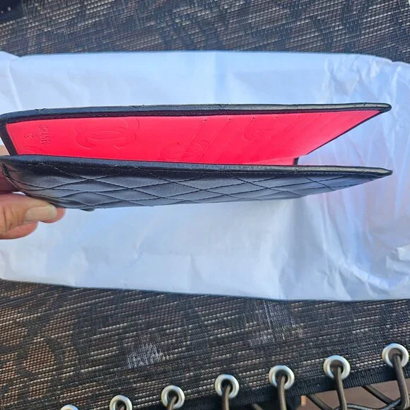 CHANEL Cambon Line CC Black Calfskin Leather Quilted Long Wallet - Picture 12 of 12